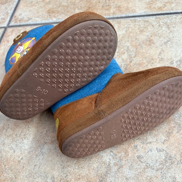 Disney Toy Story Woody Cowboy Boot Slippers Size 9 - Picture 6 of 9